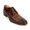 Norwegian-Stitched Nile Crocodile Derby Shoes