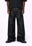 WIDEBOY WAXED FRAY DENIM