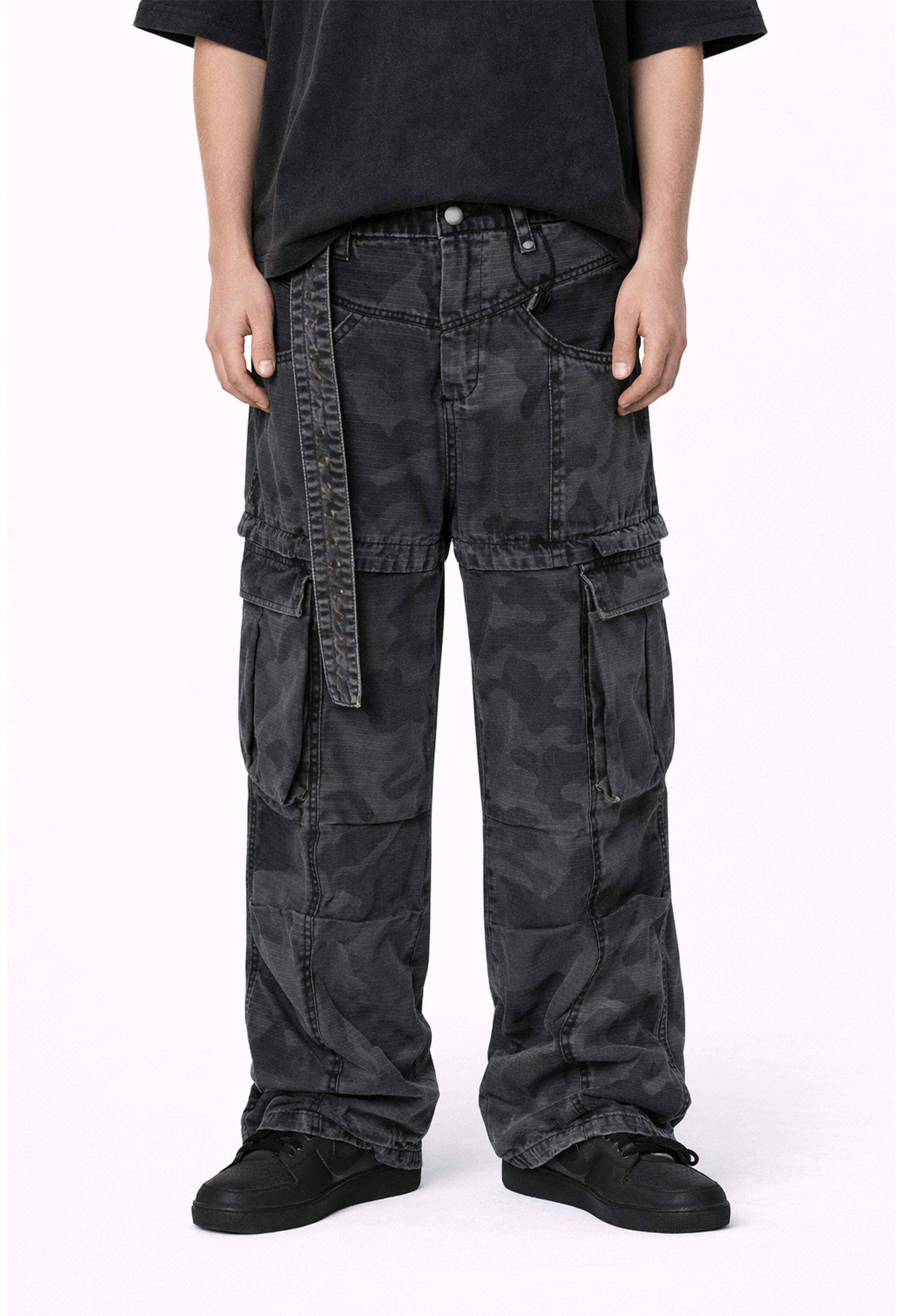 GHOST CAMO CARGO PANTS