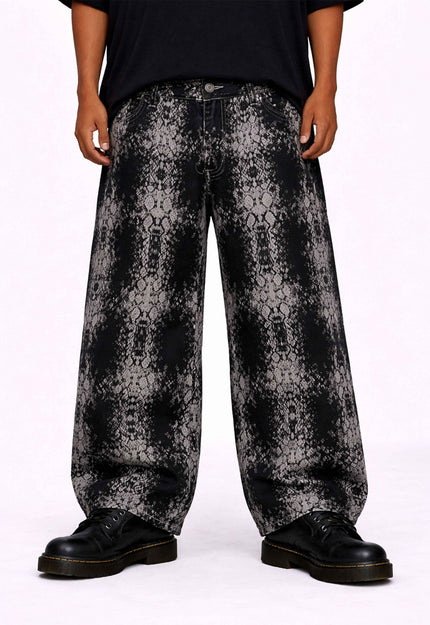 SNAKESKIN DENIM