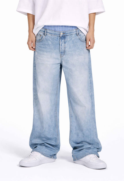 CONTRAST BOXER DENIM