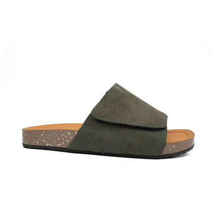 Olive Green Single - Strap Slides