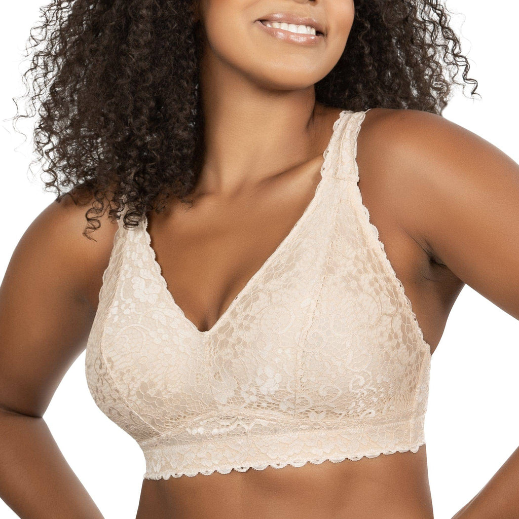 Adriana Wire-Free Full Bust Supportive Bralette - Bare