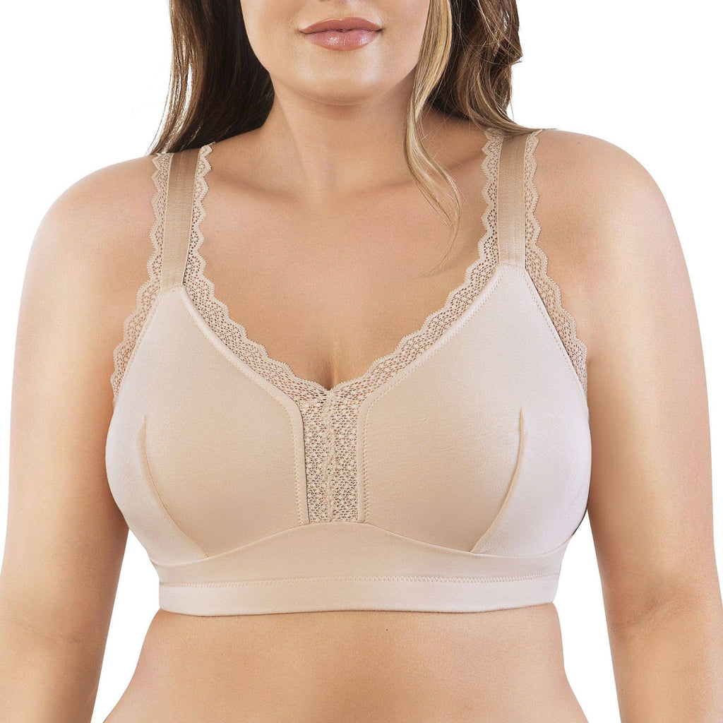 Dalis Wire-Free Full Bust Bralette - Bare