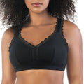 Dalis Wire-Free Full Bust Bralette - Black
