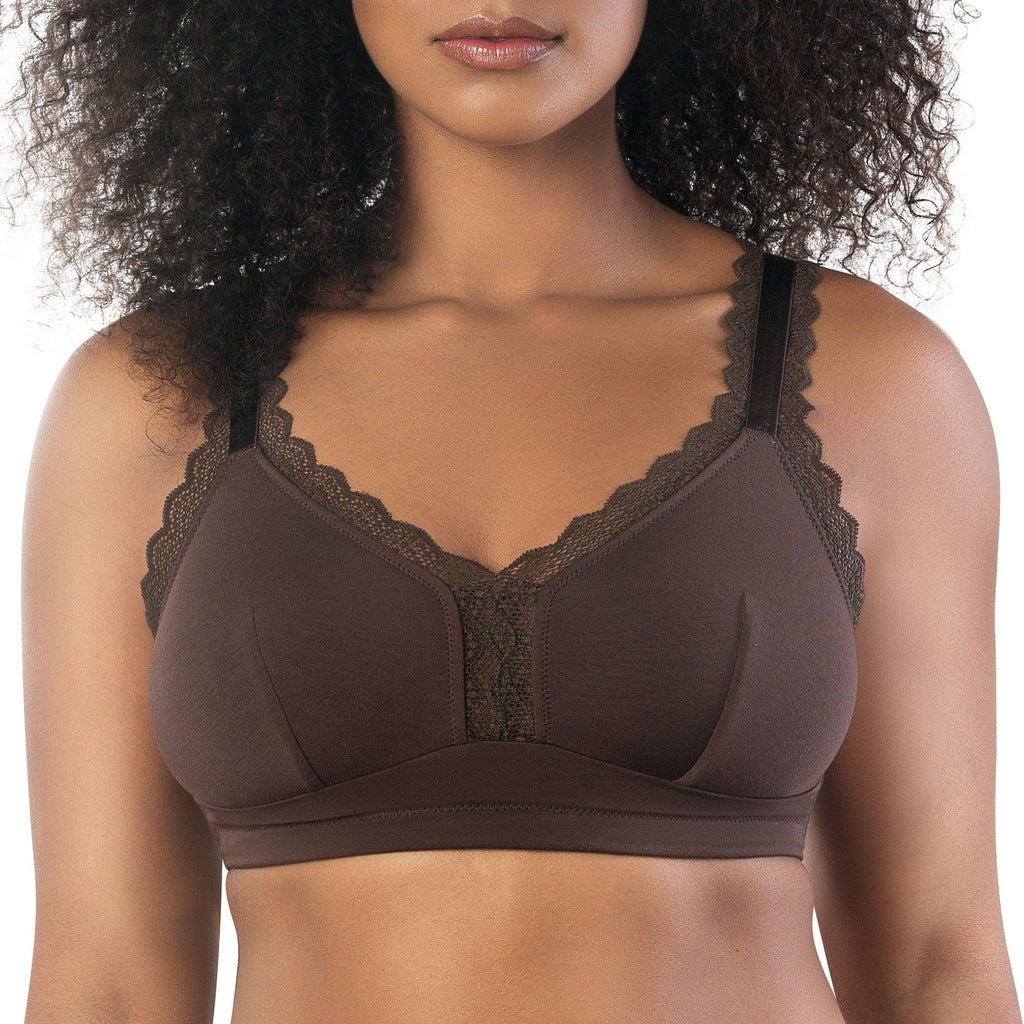 Dalis Wire-Free Full Bust Bralette - Deep Nude