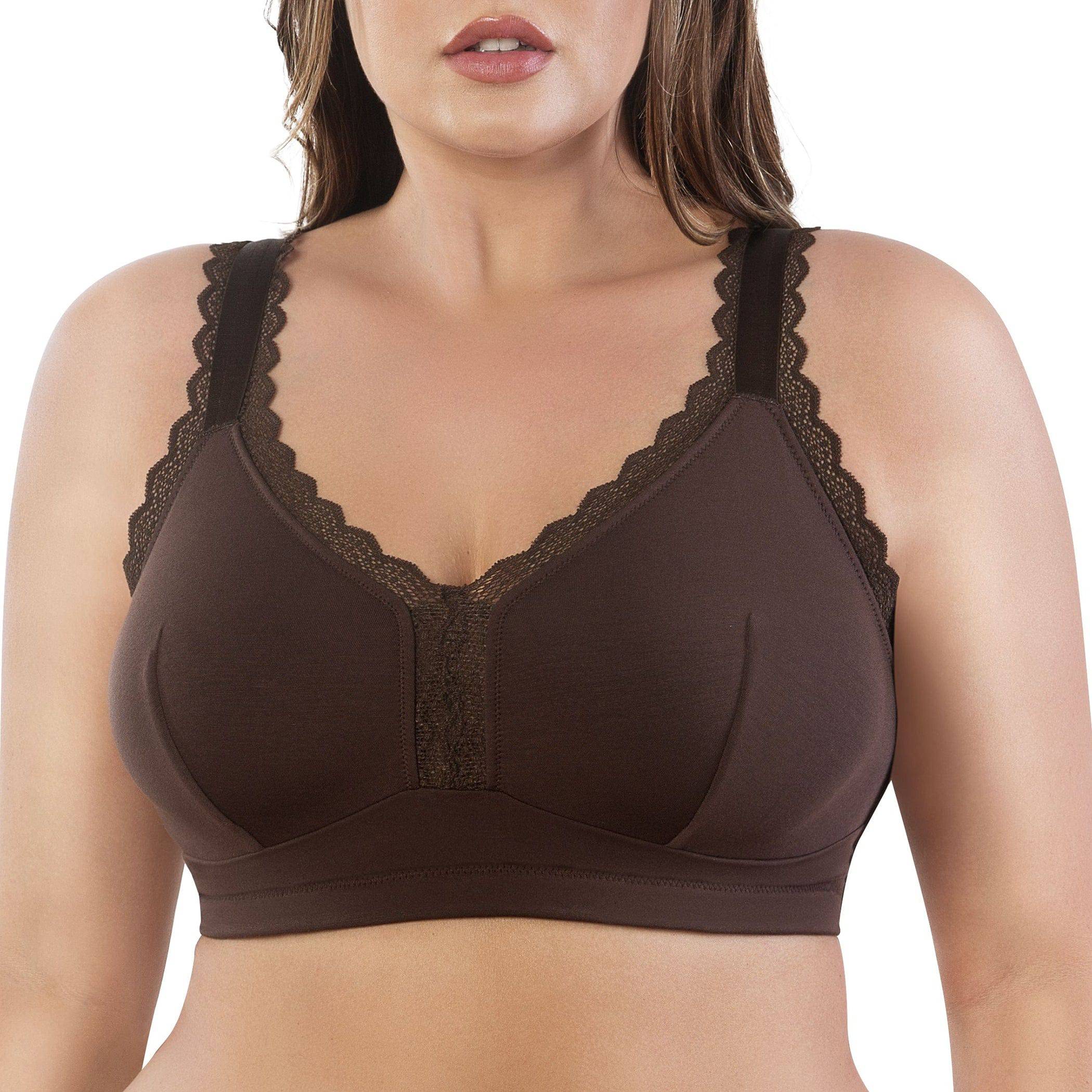 Dalis Wire-Free Full Bust Bralette - Deep Nude