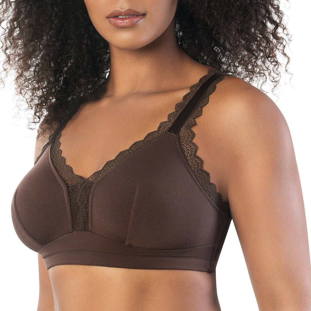 Dalis Wire-Free Full Bust Bralette - Deep Nude