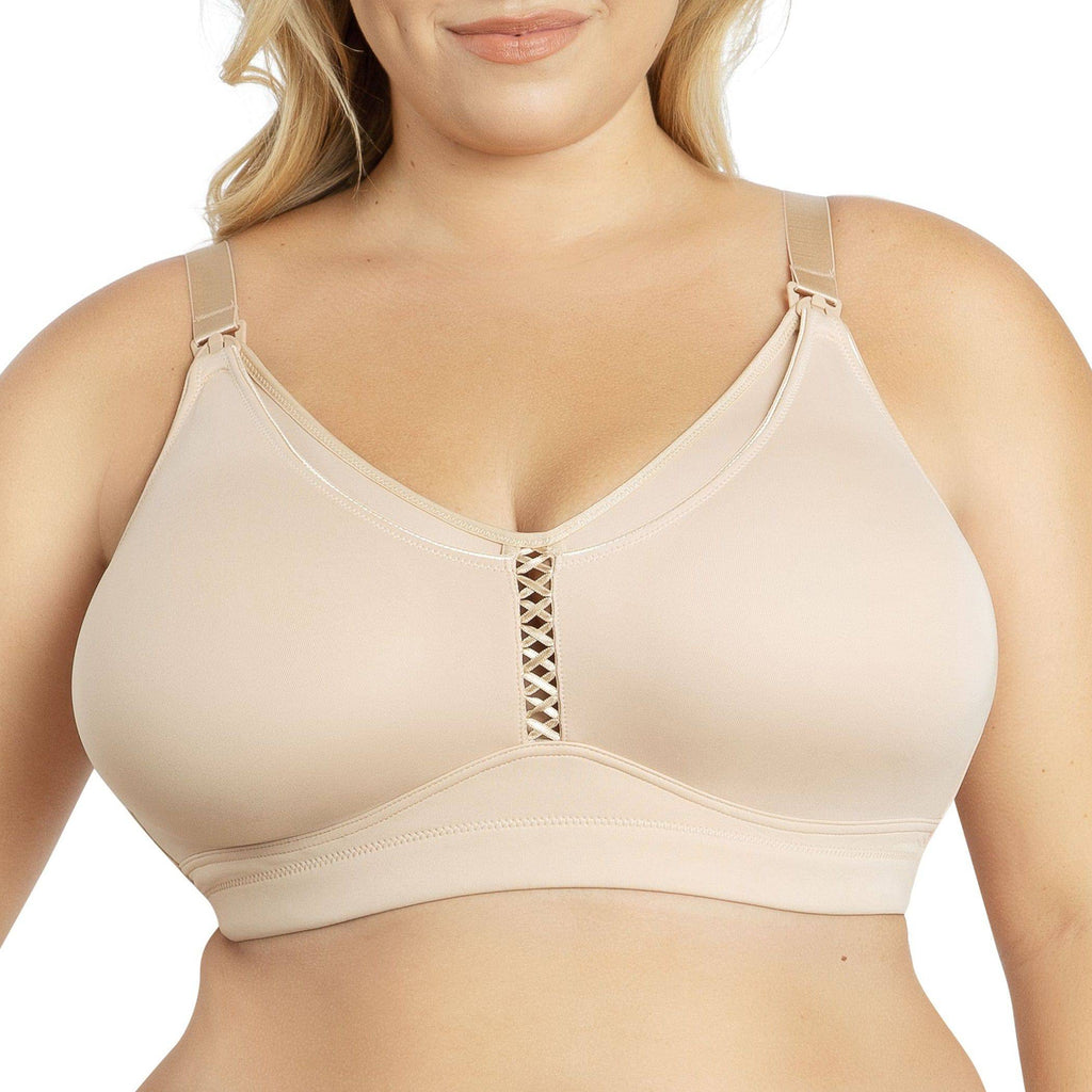 Erika Wire-Free Full Bust Nursing Bra - Bare