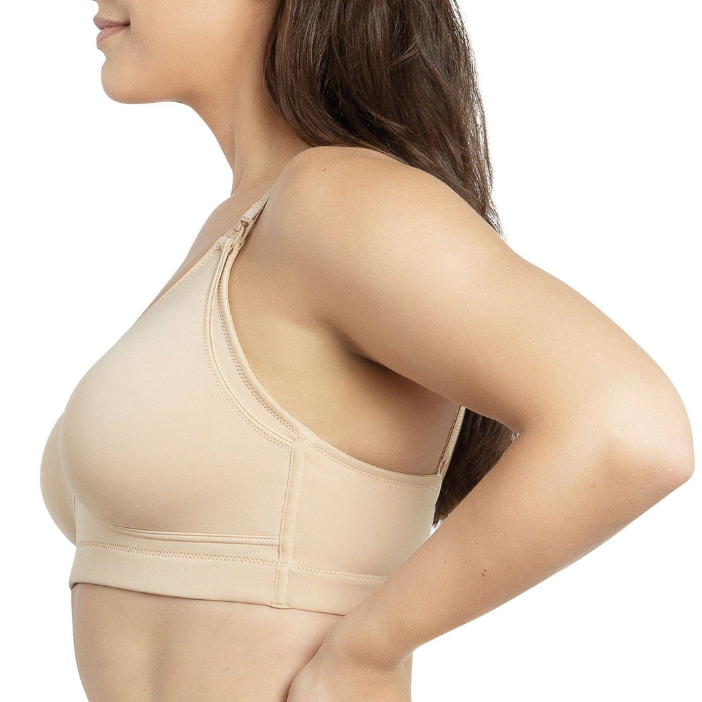 Erika Wire-Free Full Bust Nursing Bra - Bare