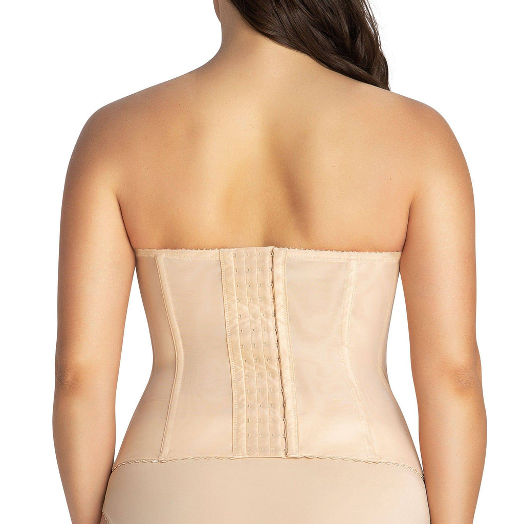 Elise Full Bust Padded Strapless Bustier - Bare