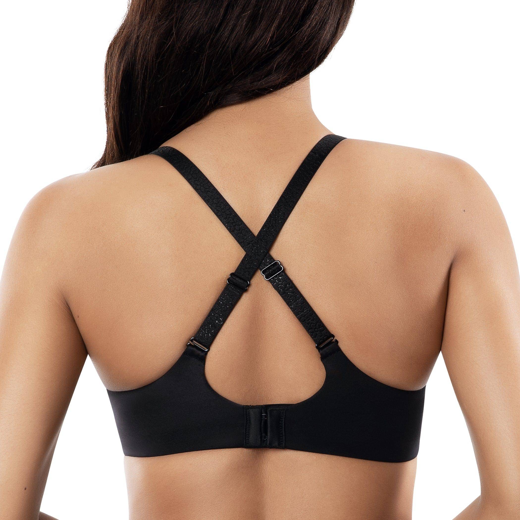 Elise Underwire Full Bust Everyday T-Shirt Bra - Black
