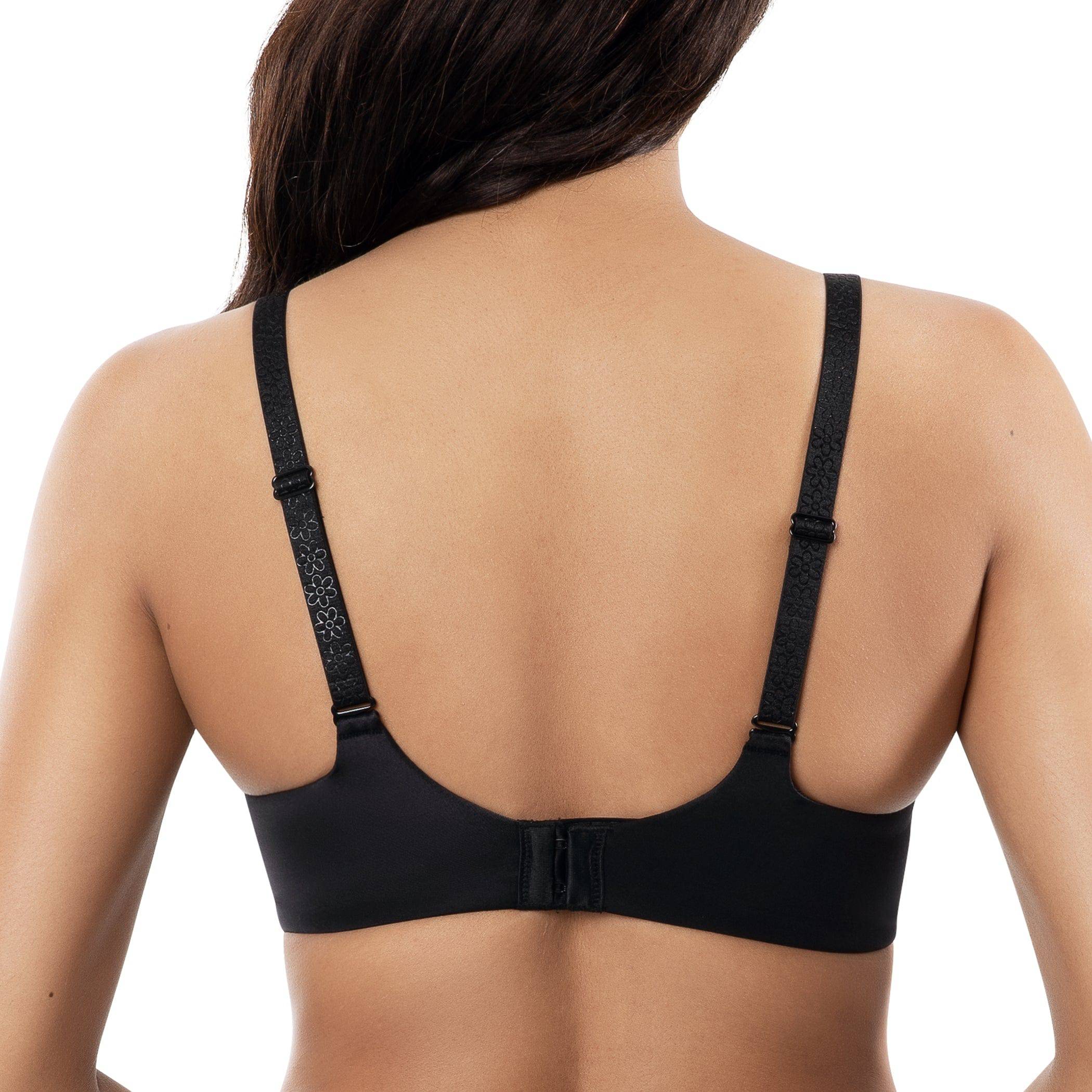 Elise Underwire Full Bust Everyday T-Shirt Bra - Black