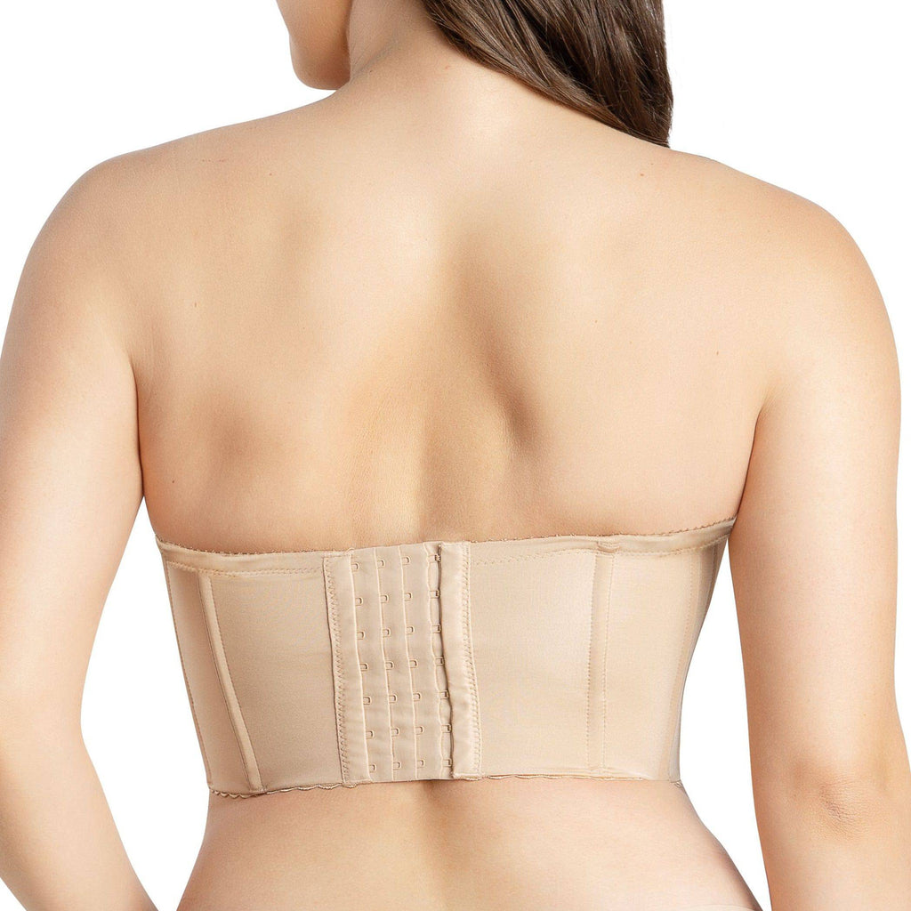 Elissa Full Bust Longline Strapless Bra - European Nude