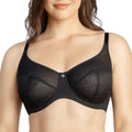 Enora Minimizer Full Bust Supportive Bra - Black