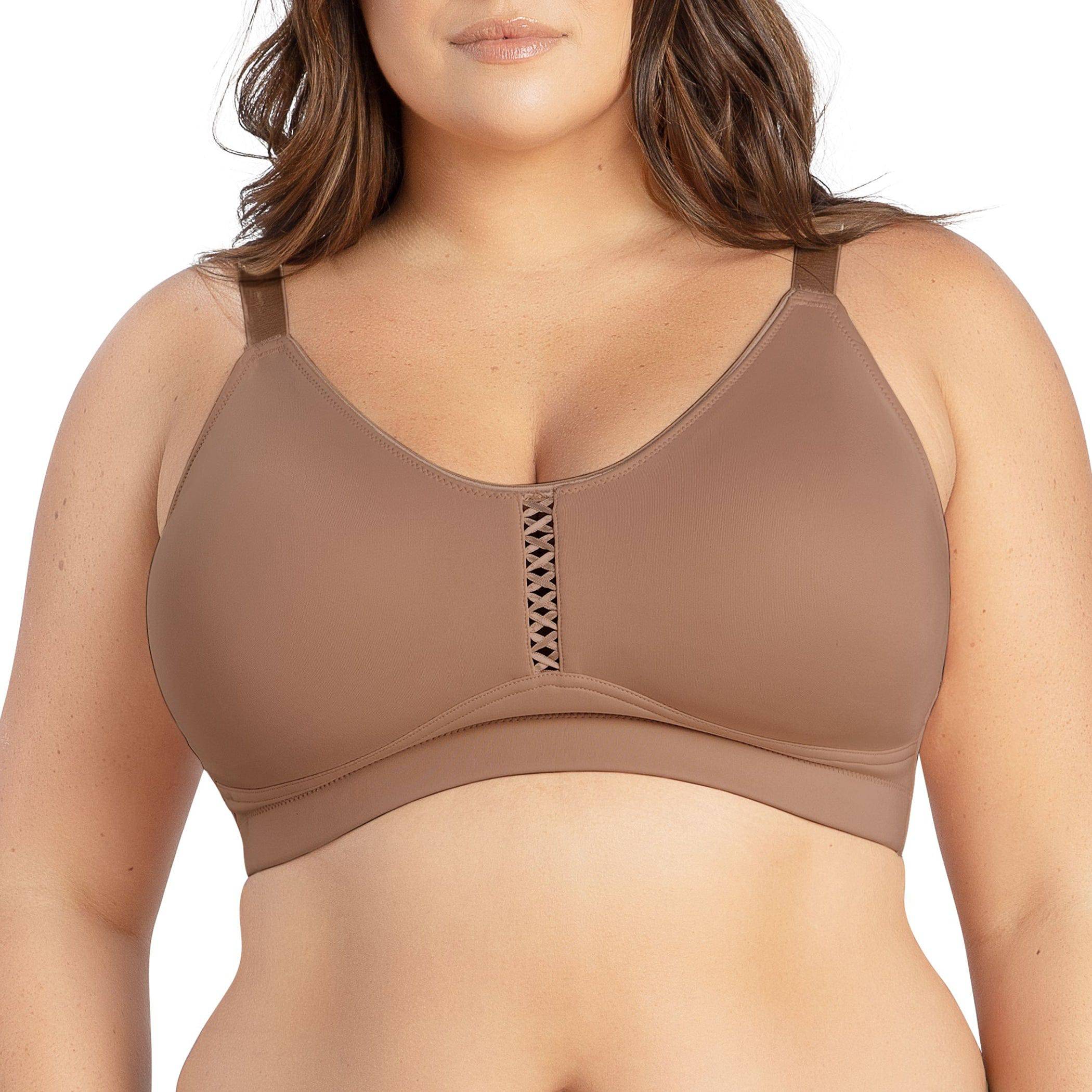 Erika Wire-Free Full Bust Bralette - Mid Nude