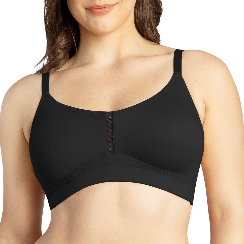 Erika Wire-Free Full Bust Bralette - Black