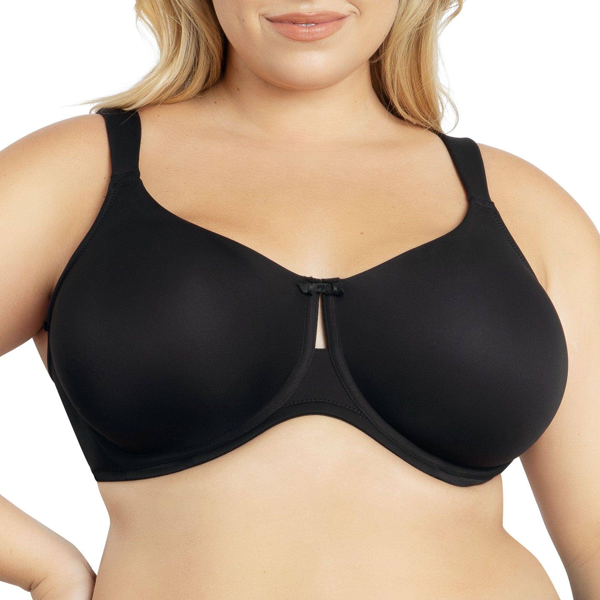 Erika Full Bust Unlined Molded Bra - Black