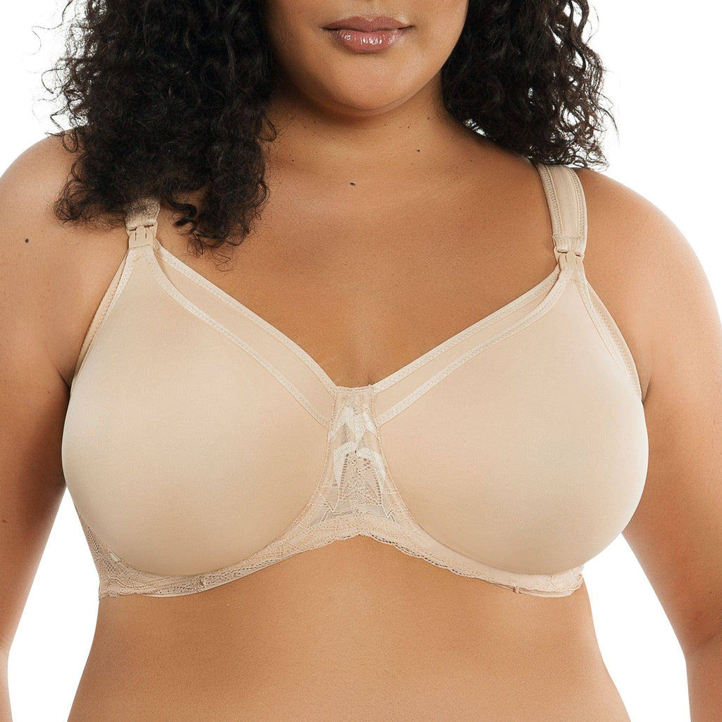 Leila Underwire Full Bust Nursing Bra - Bare