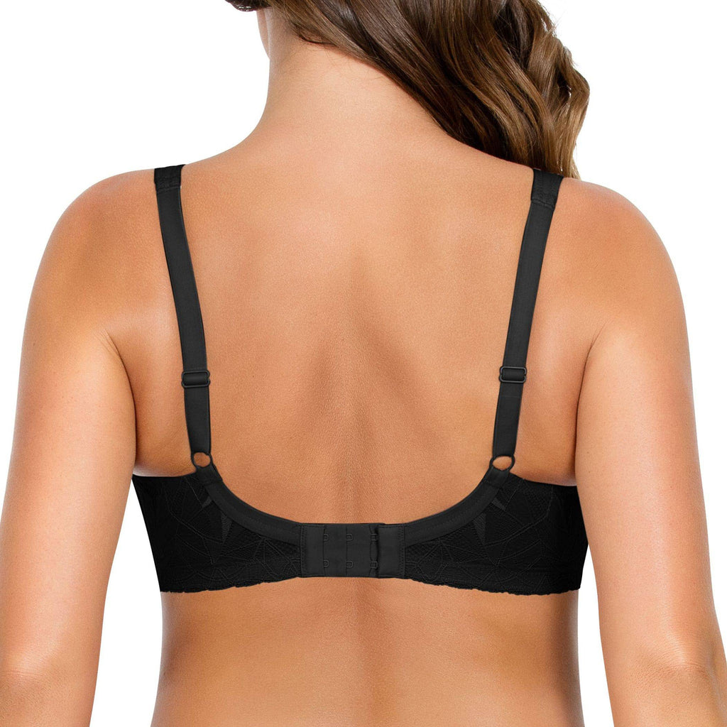 Leila Underwire Full Bust Nursing Bra - Black