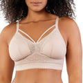 Mia Wire-Free Full Bust Padded Bralette - Cameo Rose