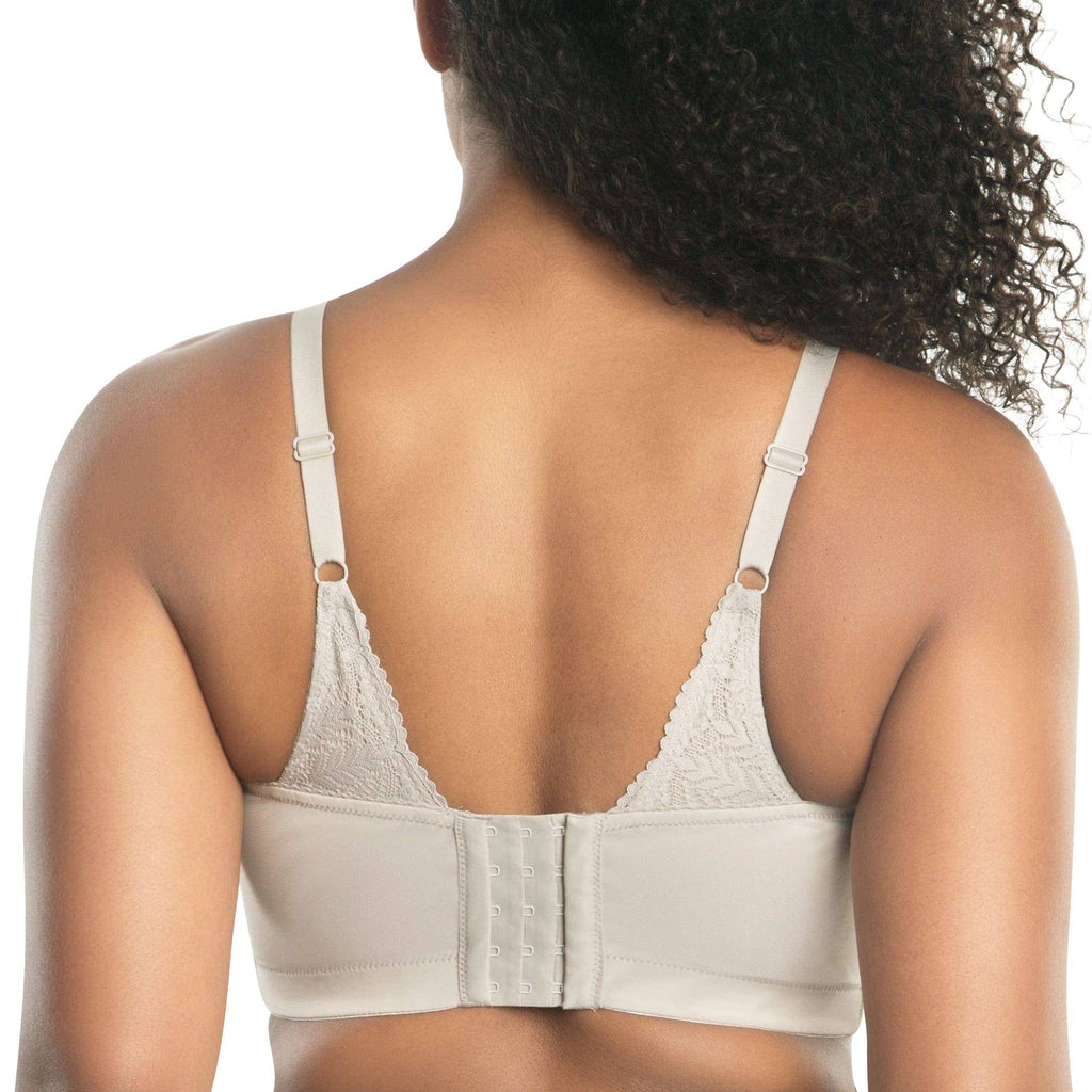 Mia Wire-Free Full Bust Lace Bralette - Sandstone
