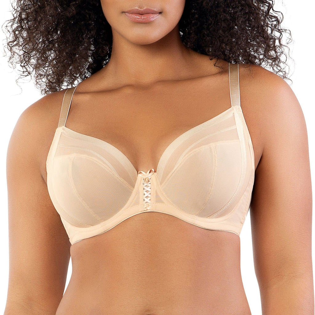 Shea Full Bust Unlined Plunge Bra - Bare