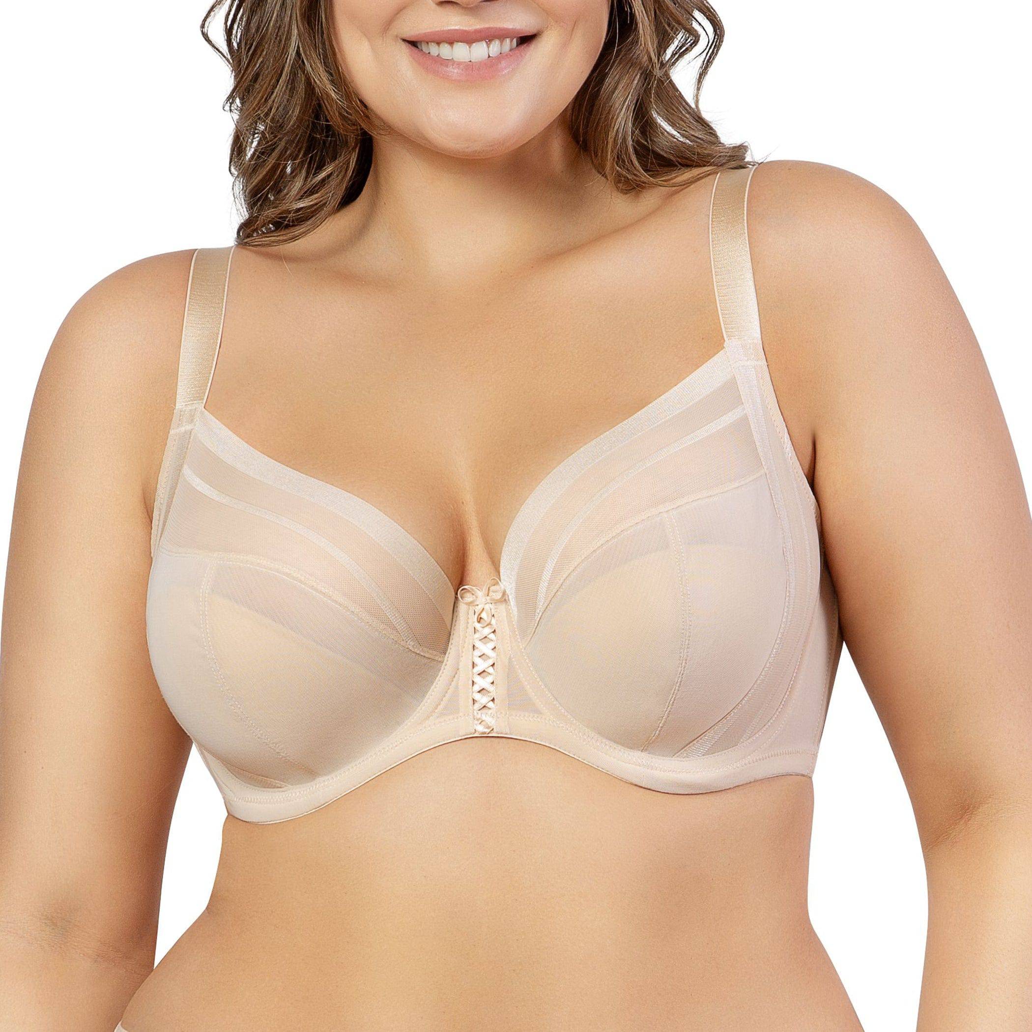 Shea Full Bust Unlined Plunge Bra - Bare
