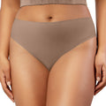 Bonded French Cut Body Smoothing Panty - Mid Nude