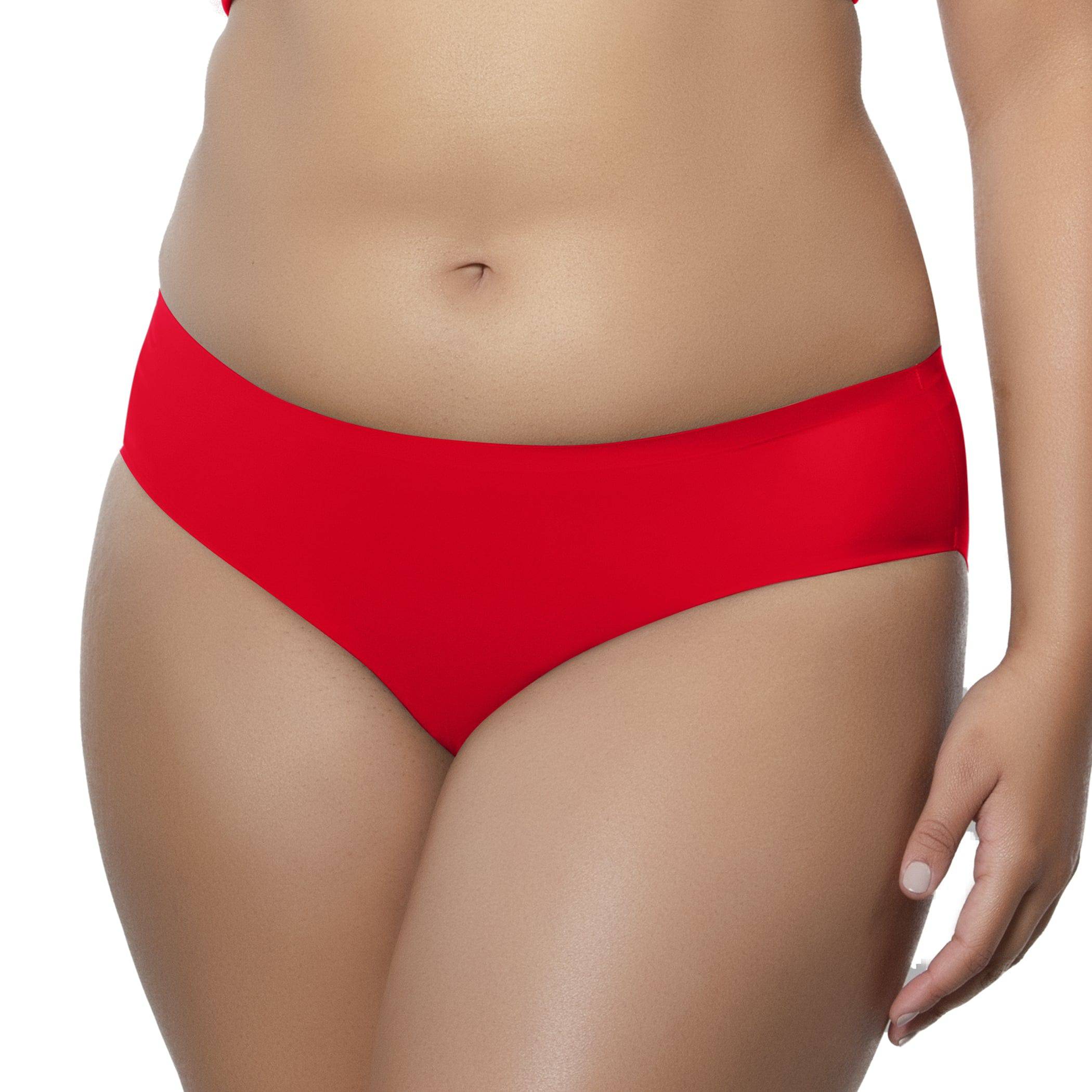 Bonded Hipster No Panty Line - Racing Red
