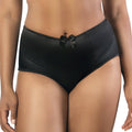 Charlotte High Waist Vinatge Brief - Black