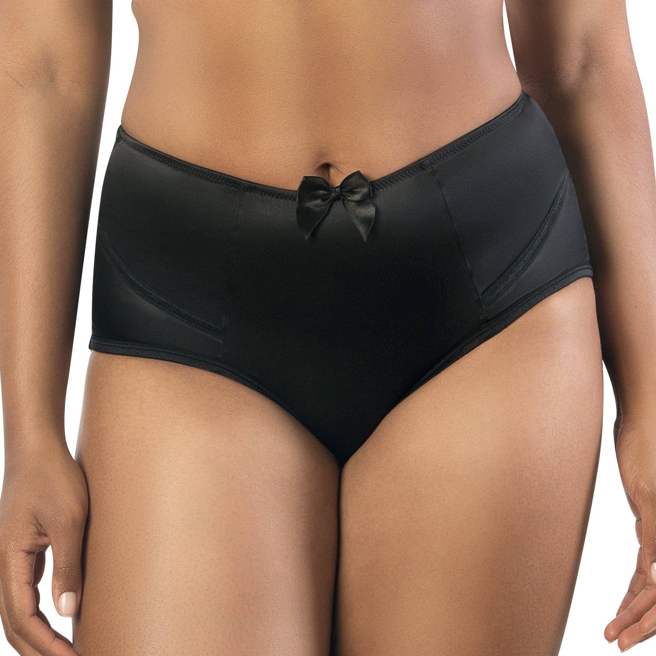 Charlotte High Waist Vinatge Brief - Black