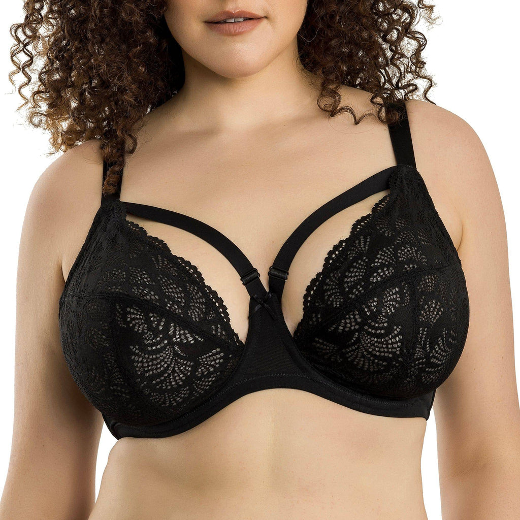 Olivia Unlined Plunge Bra - Black
