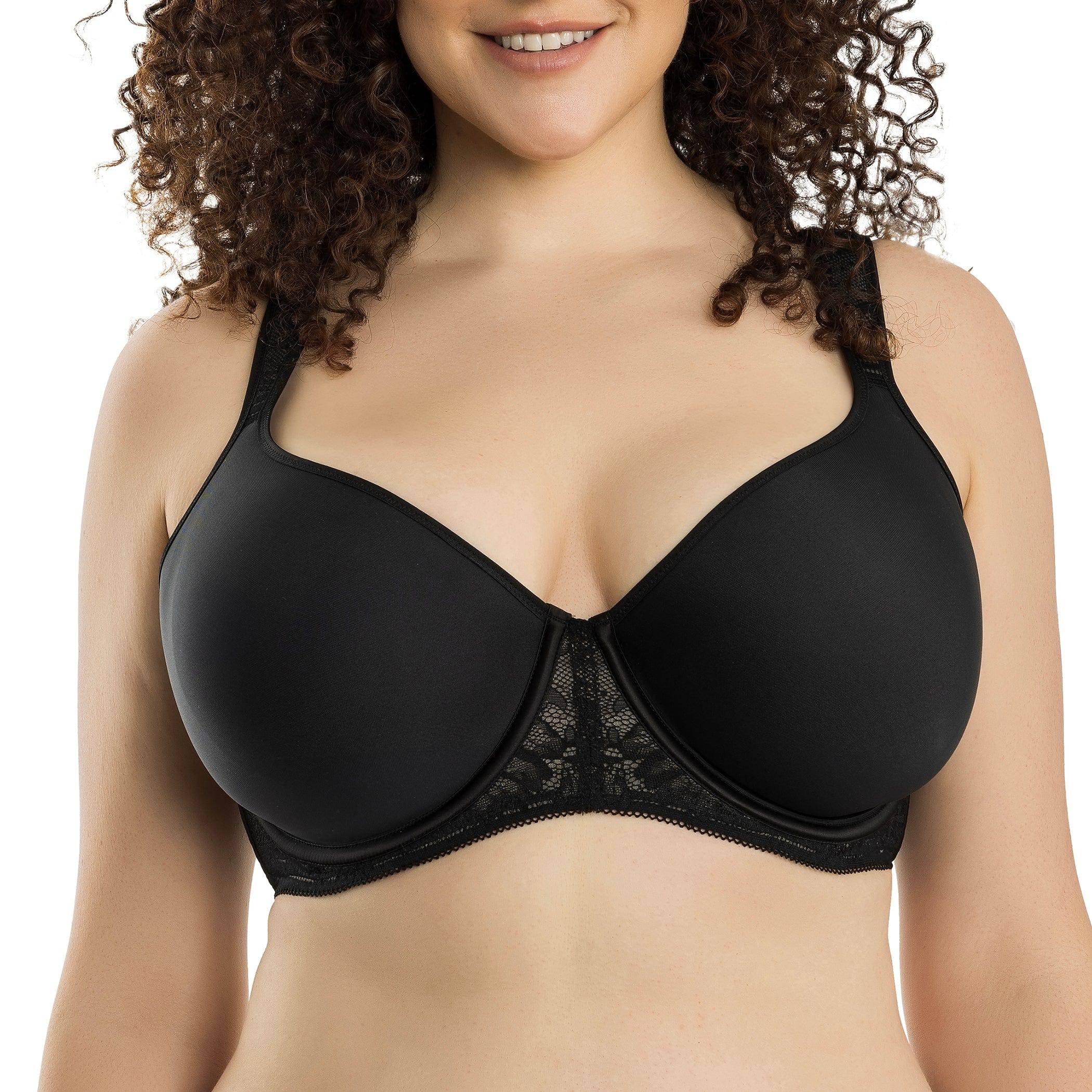 Bliss Full Bust Padded T-Shirt Bra - Black