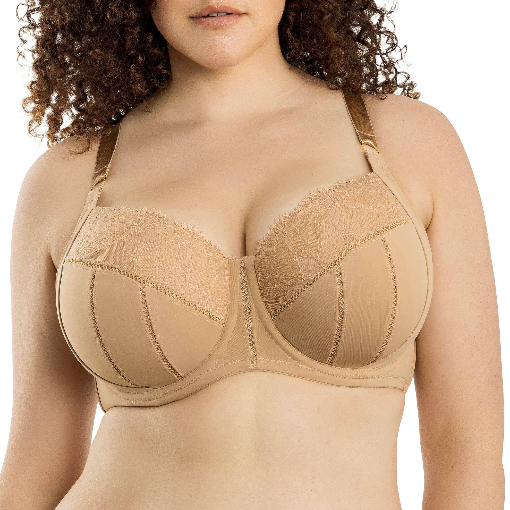 Charlene Underwire Full Bust Padded Bra - Warm Sand