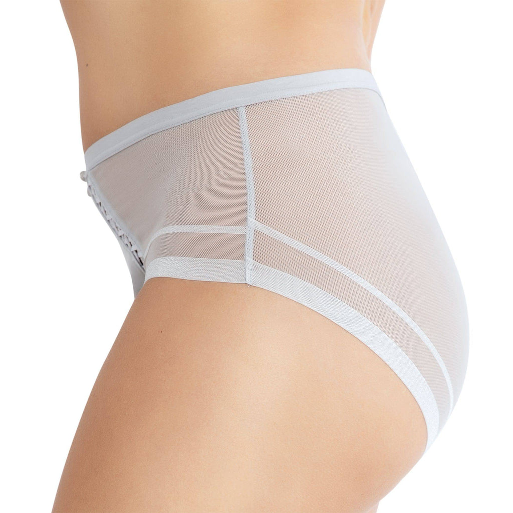 Shea Full Coverage Brief - Silver