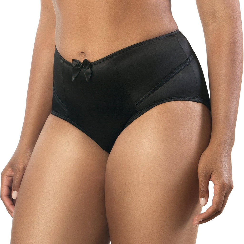 Charlotte High Waist Vinatge Brief - Black