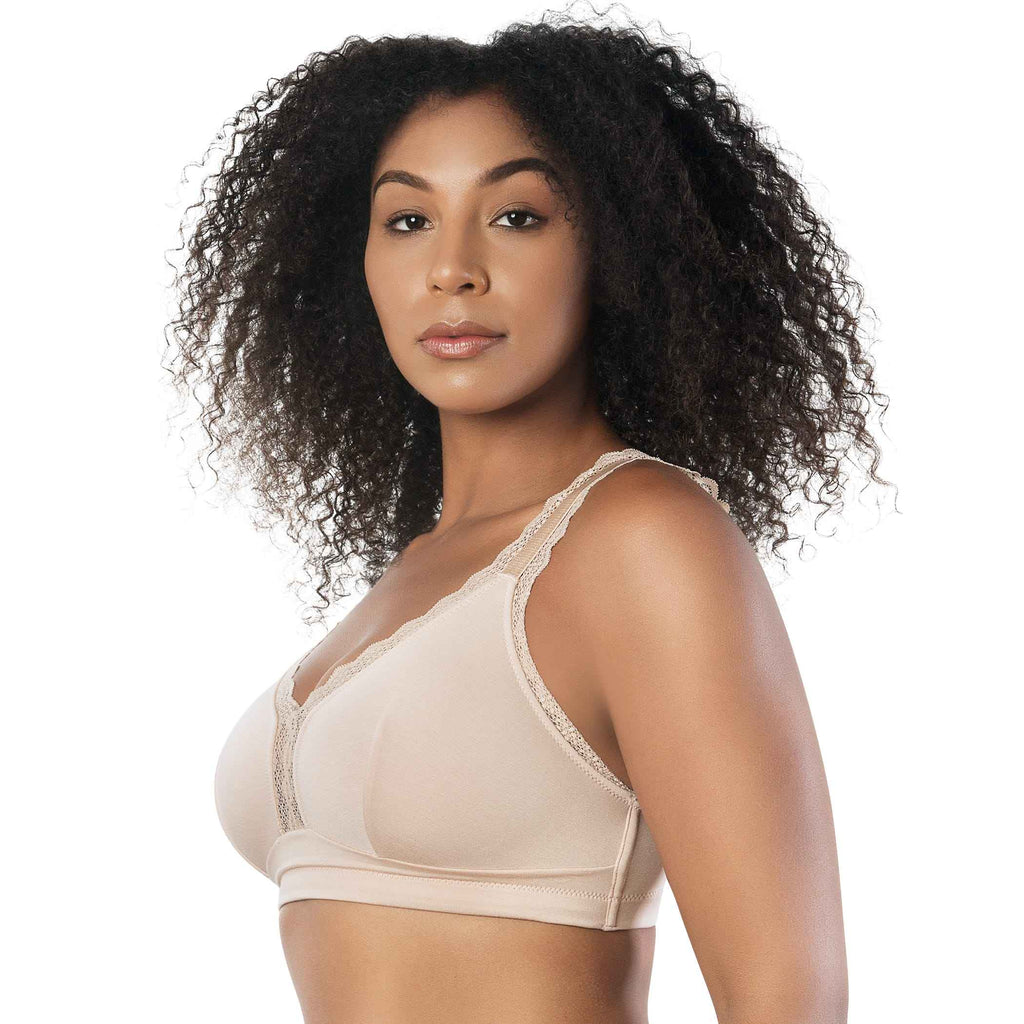 Dalis Wire-Free Full Bust Bralette - Bare
