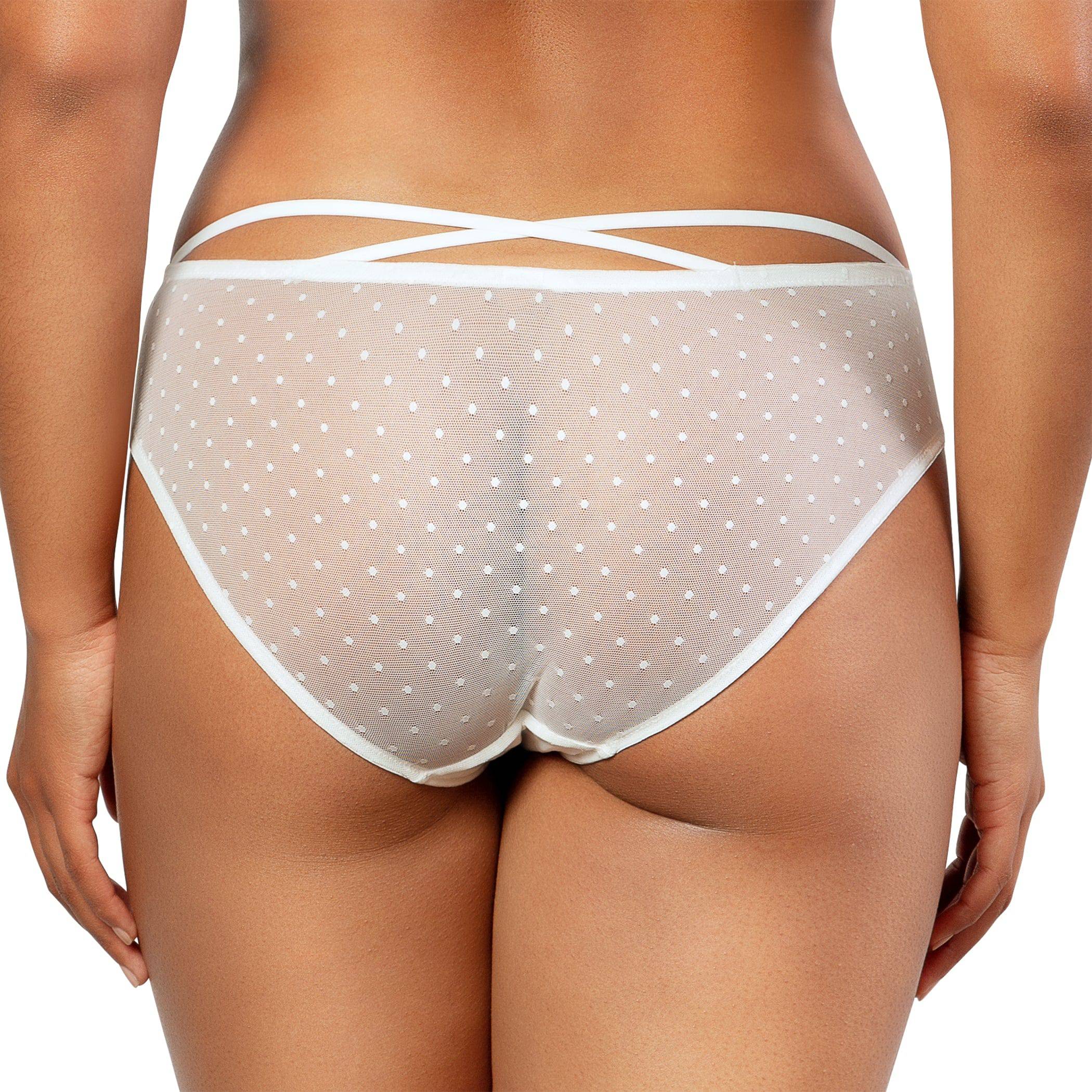 Mia Medium Coverage Hipster - Pearl White
