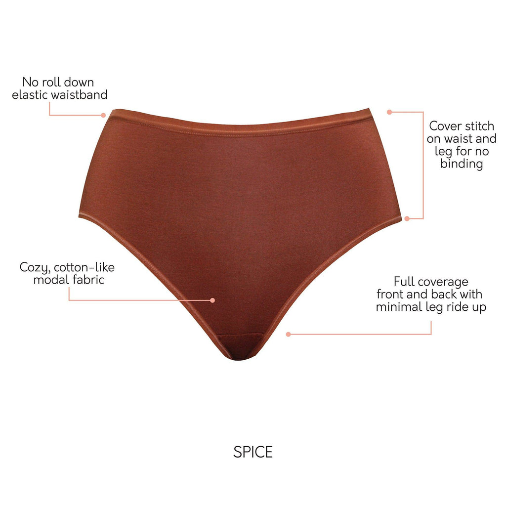 Cozy Full Coverage Brief - Spice