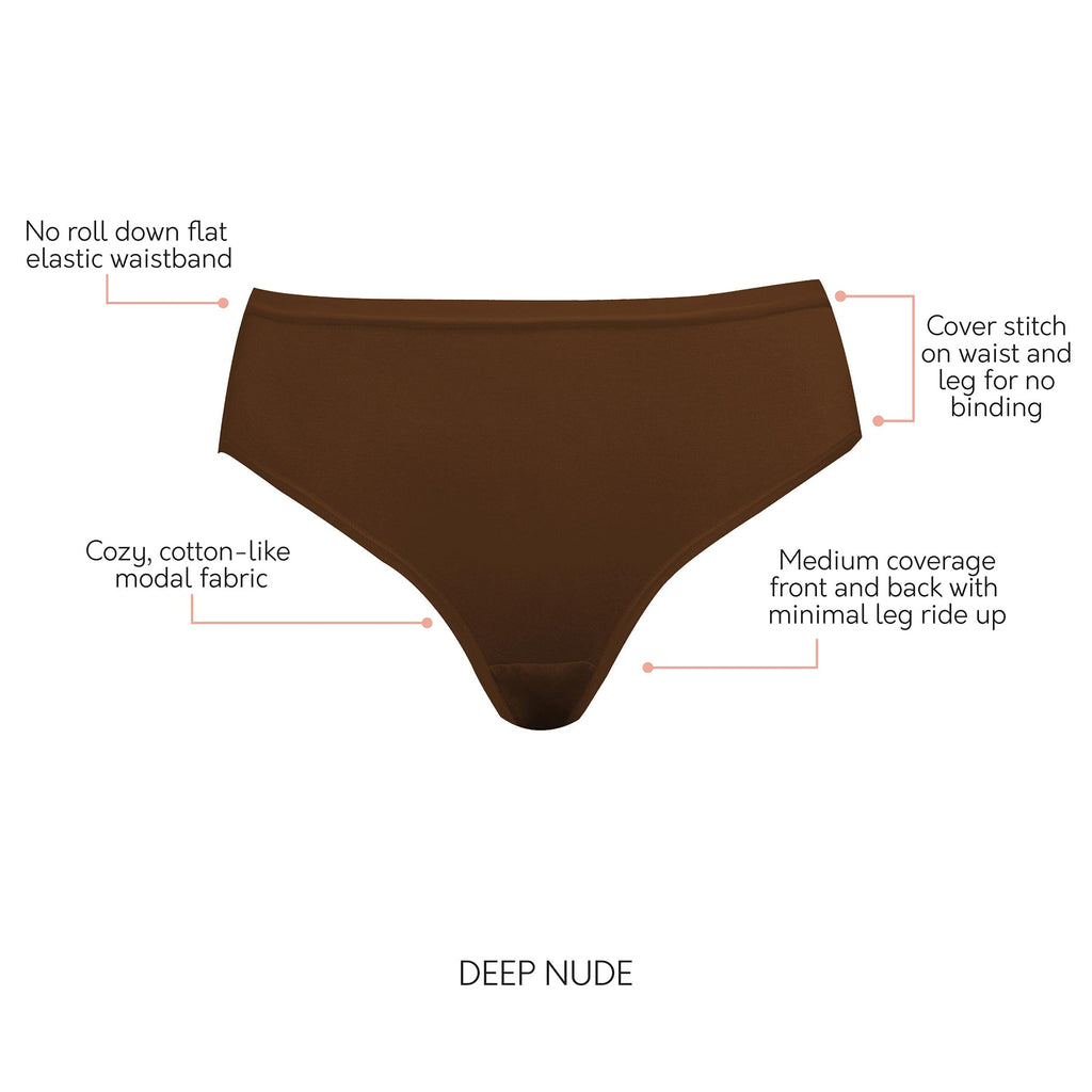 Cozy Full Coverage Hipster - Deep Nude