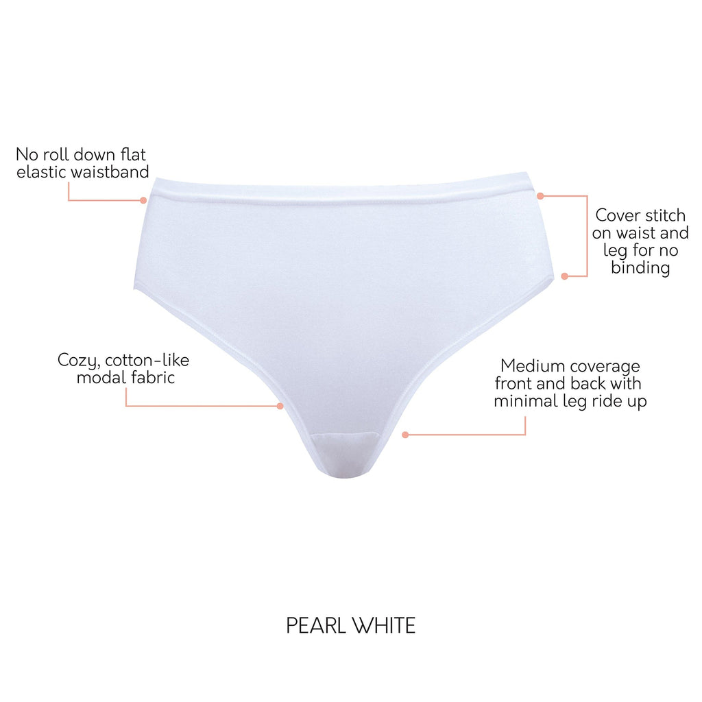 Cozy Full Coverage Hipster - Pearl white