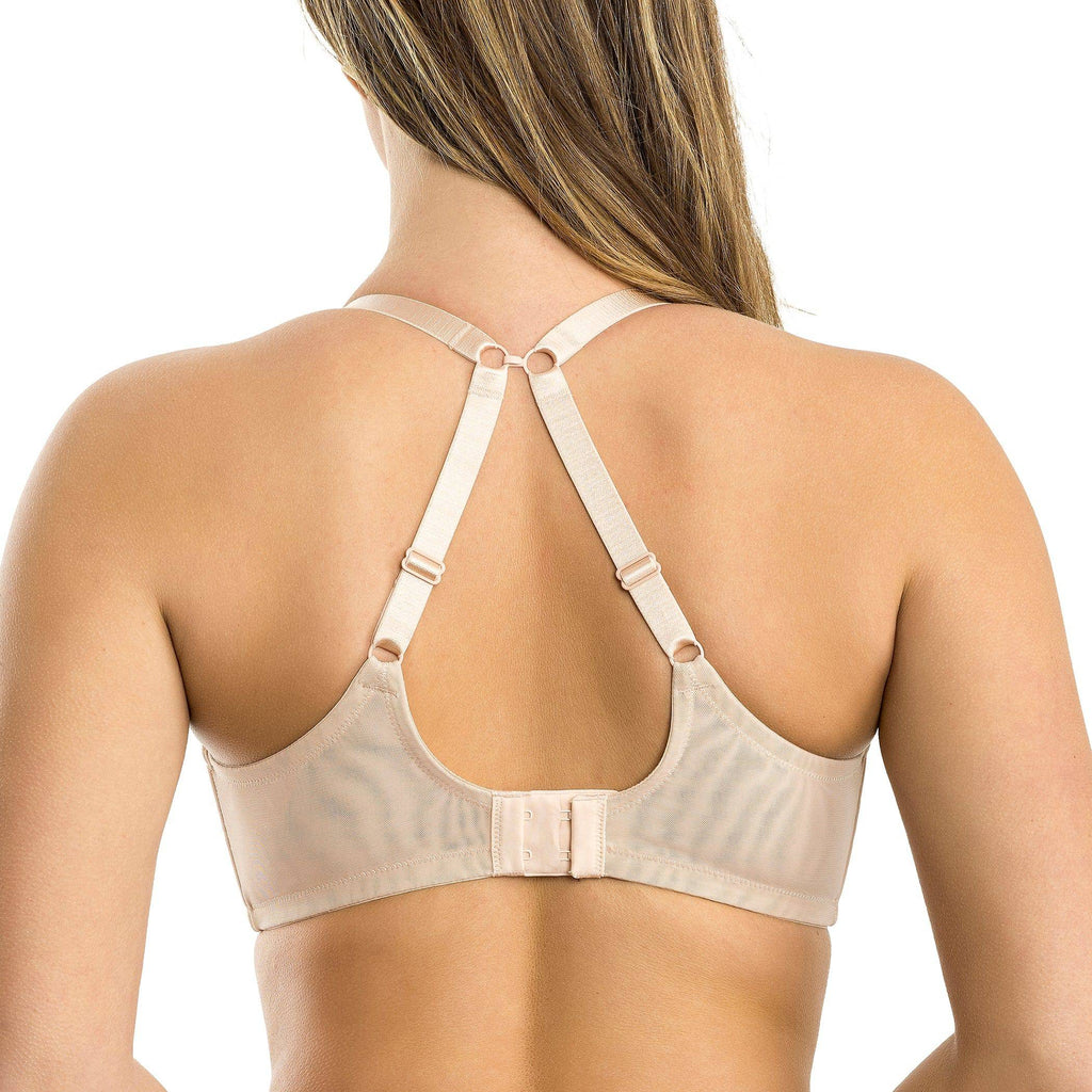 Olivia Unlined Plunge Bra - Cameo Rose