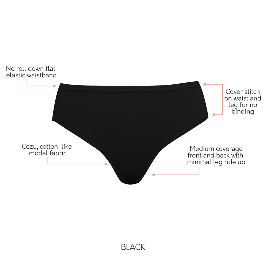 Cozy Full Covergae Hipster - Black