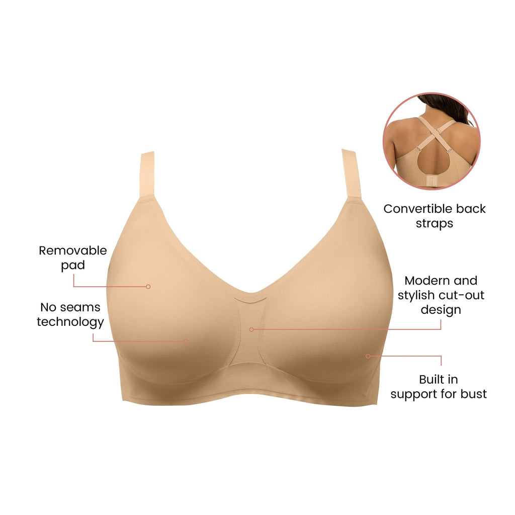 Simplicity Full Bust Everyday Bra - Bare