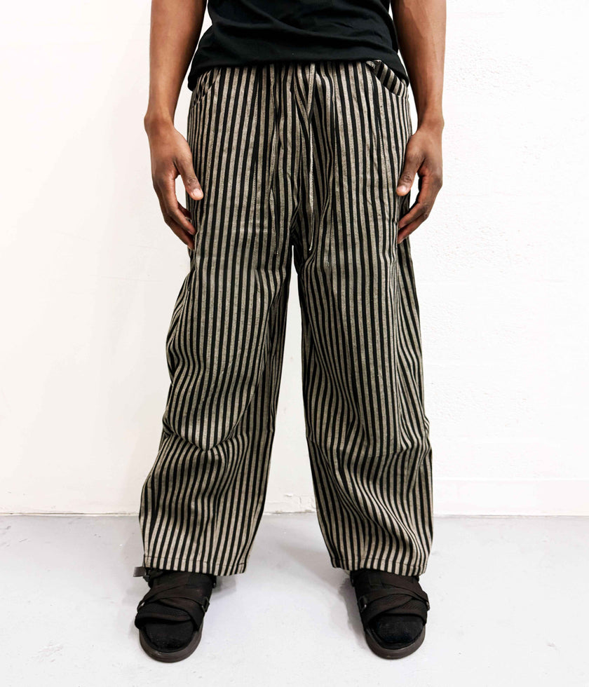 NOIR STRIPED LOUNGE PANTS (UNISEX)