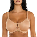 Emily Full Busted Unlined Non-Padded Wired T-Shirt Bra - Warm Sand