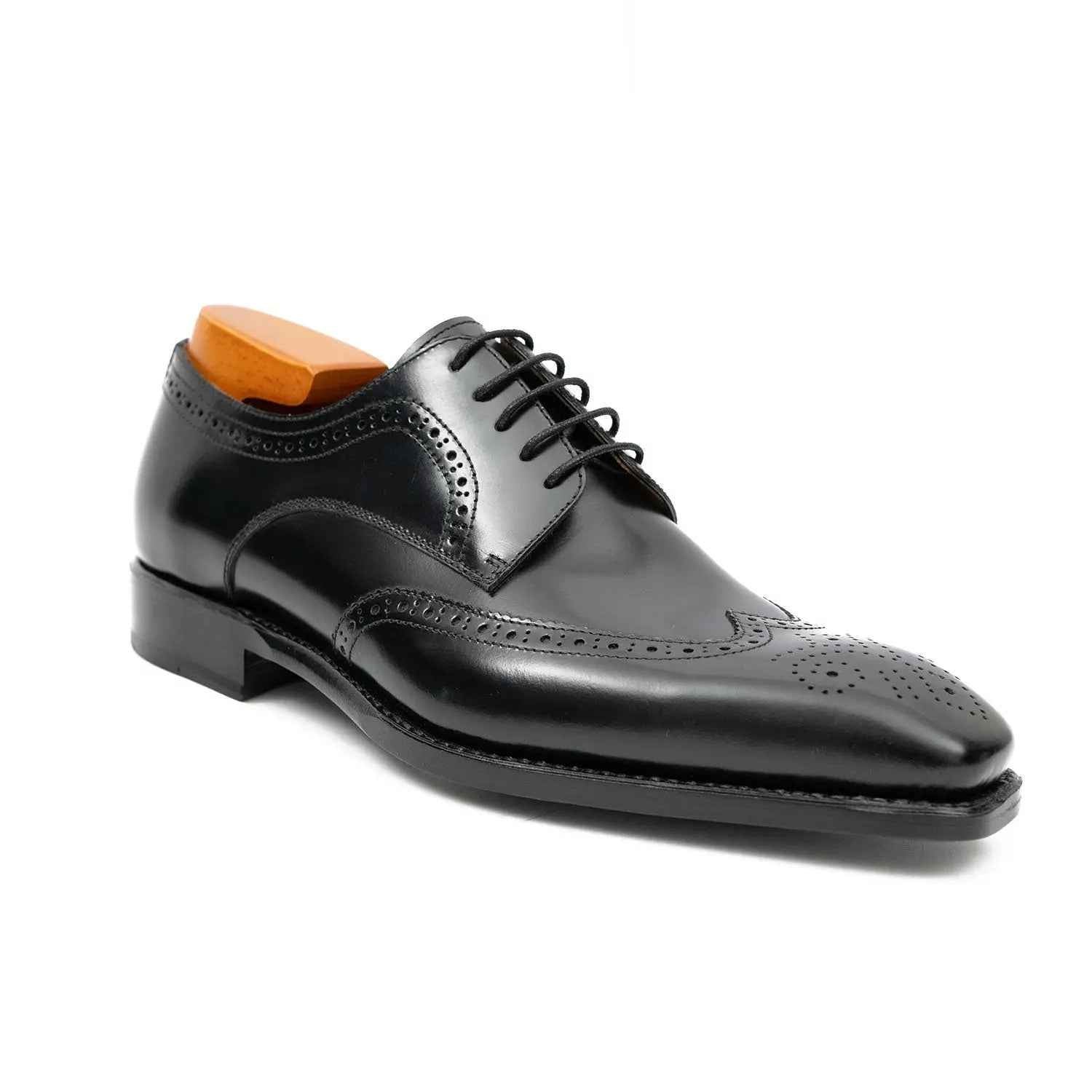 Patent leather goodyear welt dress shoes Black
