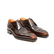 Patent leather goodyear welt dress shoes Brown