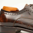 Patent leather goodyear welt dress shoes Brown